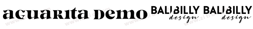 Aguarita Demo字体转换